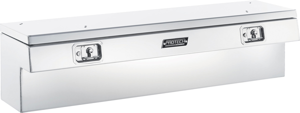 Rail toolbox for pickup truck