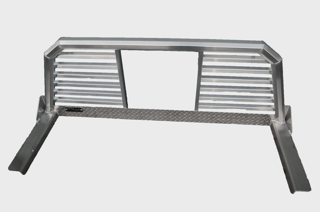 Optional slider window cutout for cab rack