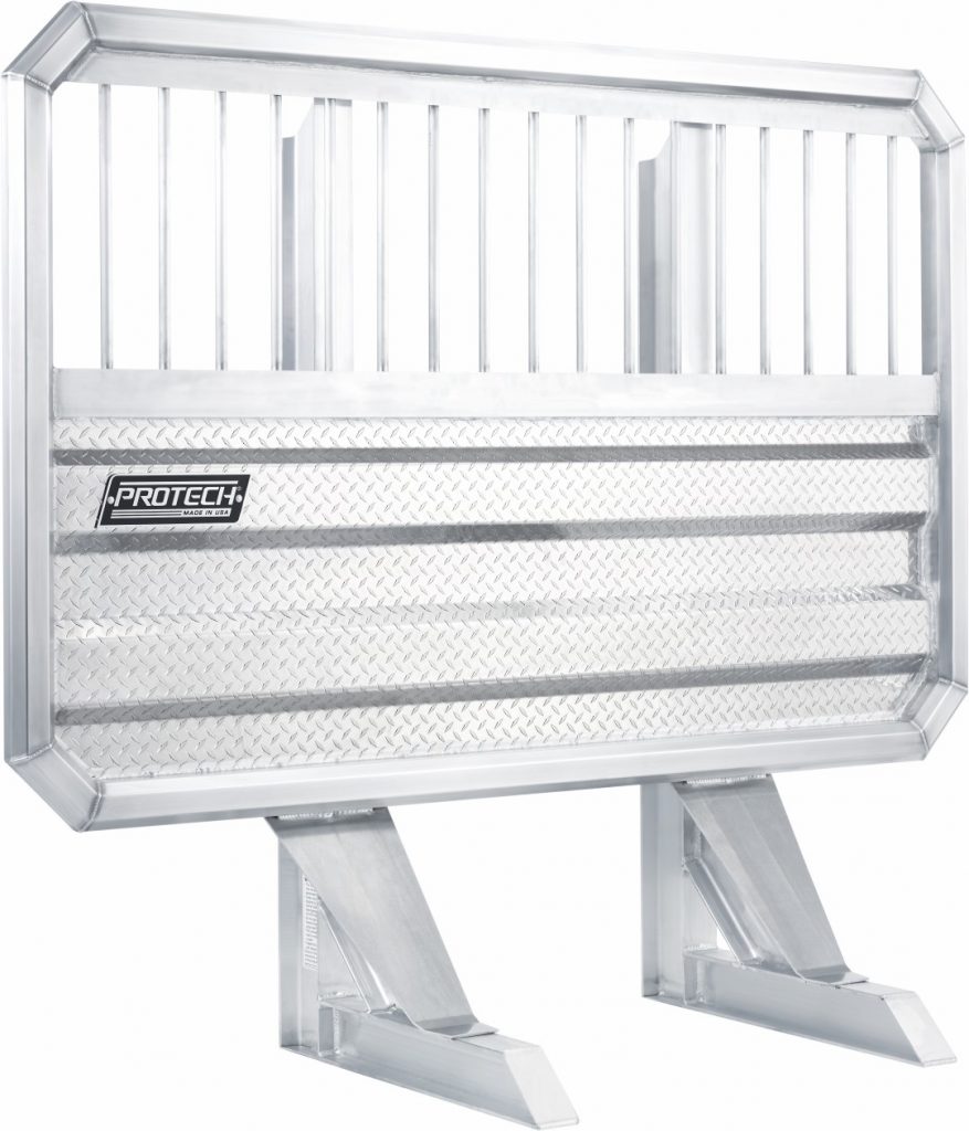 full window cab rack for semi-trucks