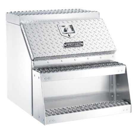 Aluminum Step box for Semi Trucks